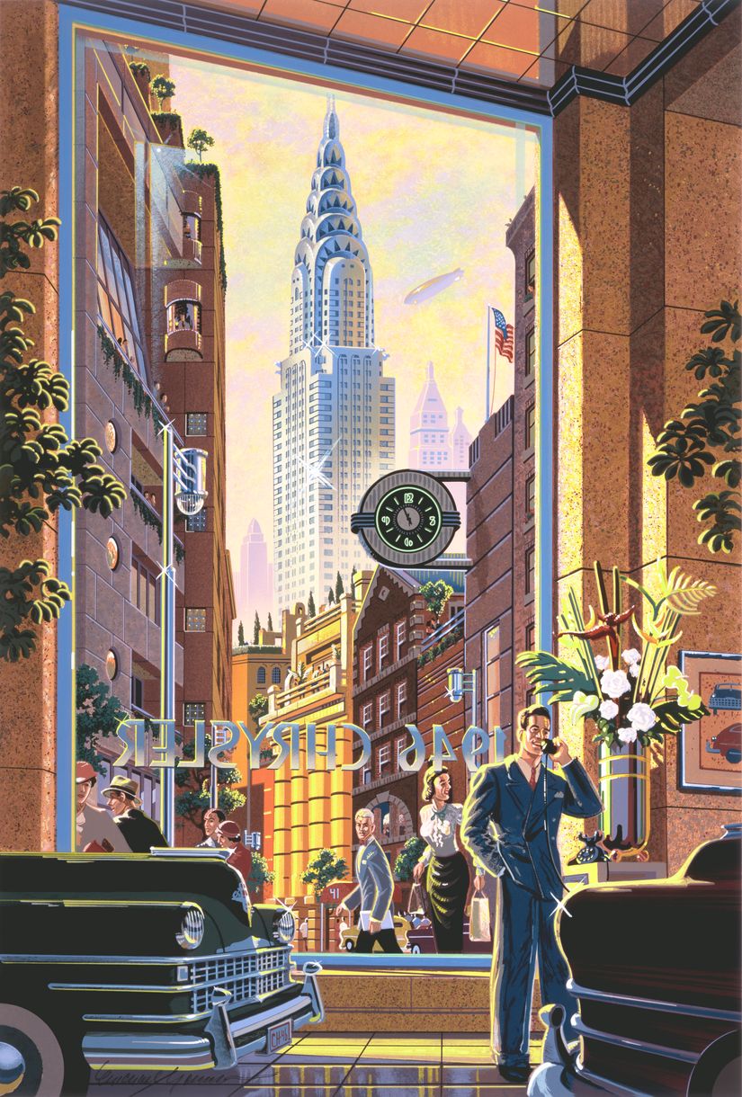 The Chrysler Mural - Murals Your Way