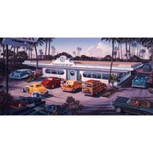 The Diner Wall Mural