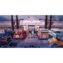 The Diner 2 Wall Mural
