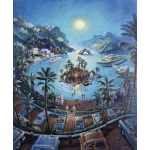 Island Parking Wall Mural