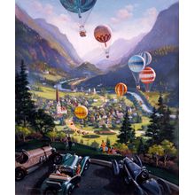 Up, Up and Away Mural Wallpaper