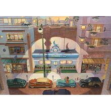 Luna's Diner Wall Mural