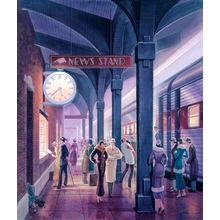 Arrival At 5:35 Wall Mural