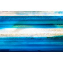 Macro Blue Layers Wall Mural