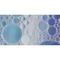 Blue Bubbles Wall Mural