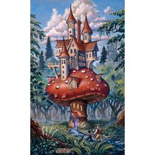 The Mushroom Inn Wall Mural