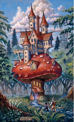 The-Mushroom-Inn-Mural-Wallpaper