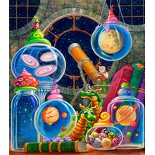 Universe In A Jar Wall Mural