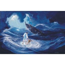 Jesus On The Water Wall Mural