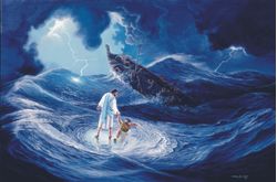 Jesus-On-The-Water-Wall-Mural