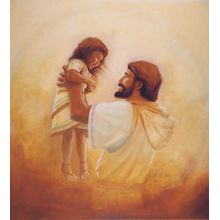 Jesus And The Girl Wall Mural