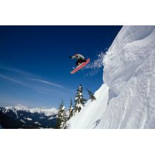 Catching Air On Mt. Baker Wall Mural