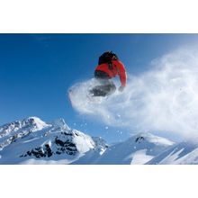 Snowboarding the Mt. Baker Backcountry Wall Mural