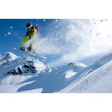 Snowboarding the Mt. Baker Backcountry 2 Wall Mural