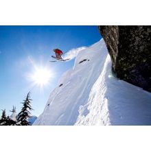 Skiing Stevens Pass Backcountry Wall Mural