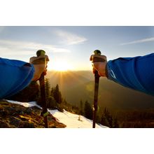 Hiking Poe Ridge, Glacier Peak Wall Mural