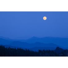 Full Moon, Cascade Mountain Wall Mural