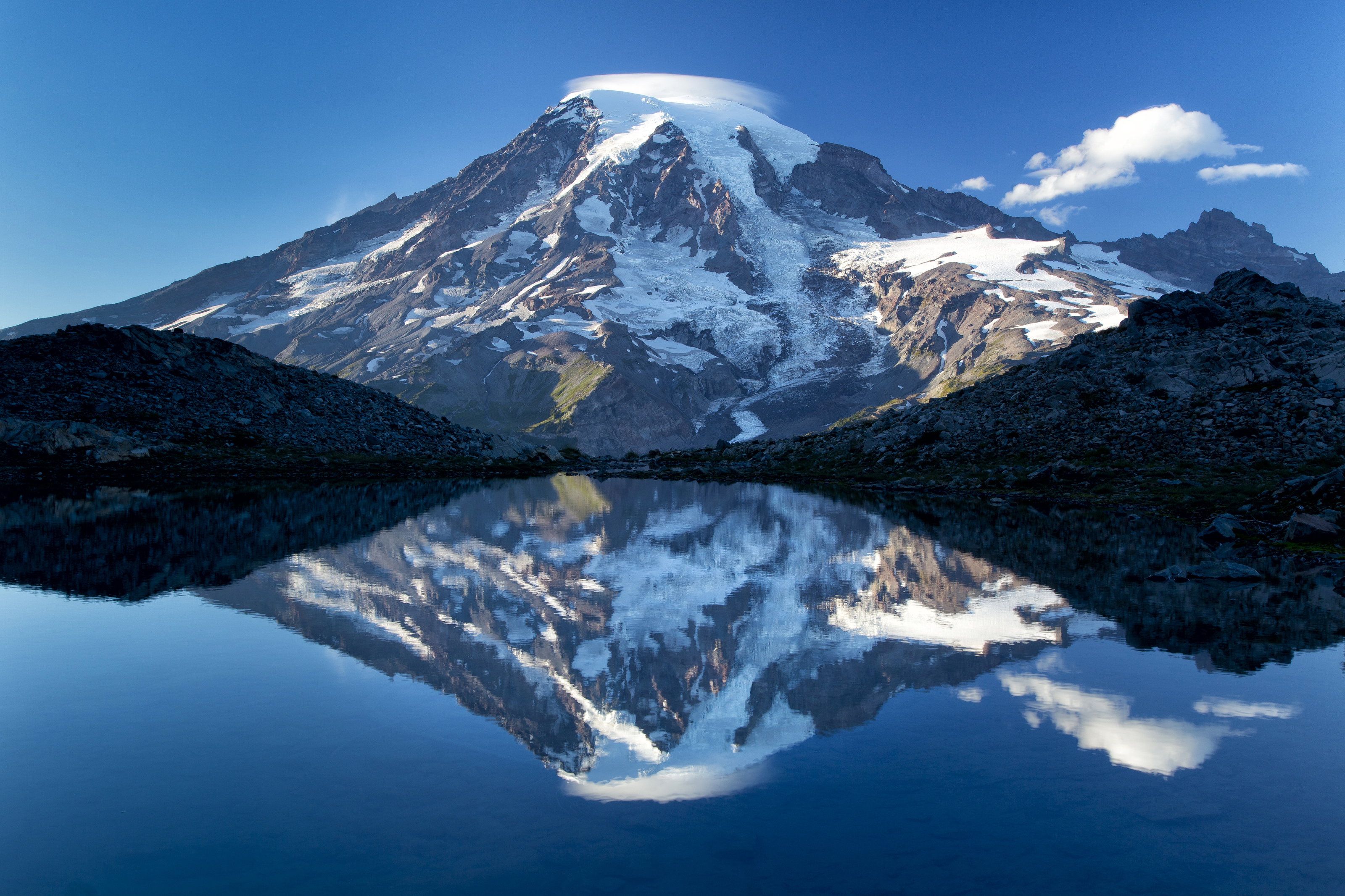 Mt Rainier Reflection Wall Mural By Stephen Matera - Murals Your Way