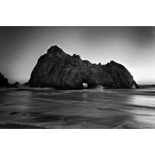 Big Sur Coast Monochrome Wall Mural