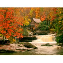 Glade Creek Mill Wall Mural