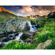 American Basin With Clouds Wall Mural