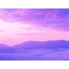 White Sands Lavender Evening Wall Mural