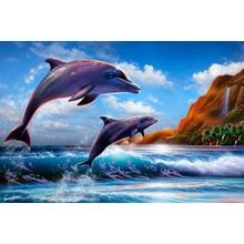 Blue Sky Beach Wall Mural