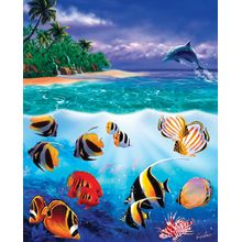 Tropical Fish Island 2 Wall Mural
