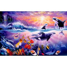 Tropical Treasures - Orcas Wallpaper Mural