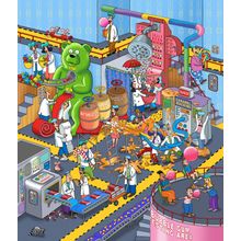 Candy Factory Wall Mural