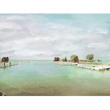 Beach Glass Water Way, Lake Erie Wall Mural