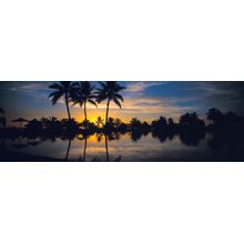 Sunset Over Moorea, French Polynesia Wall Mural