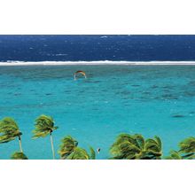 Kite Surf In French Polynesia 2 (Mckenna) Wall Mural