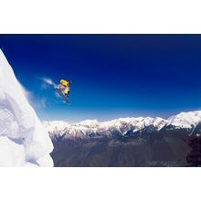 Snowboarding, Caucasus Wall Mural
