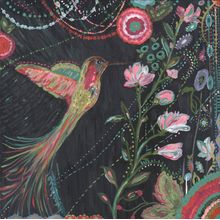 Humming Bird Mardi Gras Wallpaper Mural