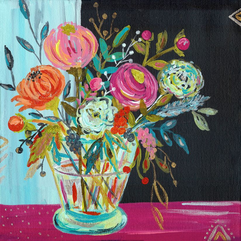 Bouquet-4-Mural-Wallpaper