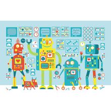 Robot Laboratory Wall Mural