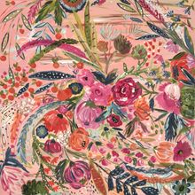 Pink Flowers Wall Mural
