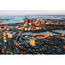 Boston Sunset Wall Mural