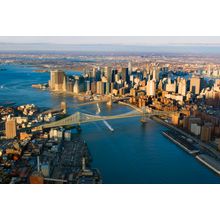 East River Blues Wall Mural