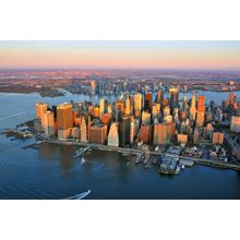 Lower Manhattan Early Morning Wall Mural