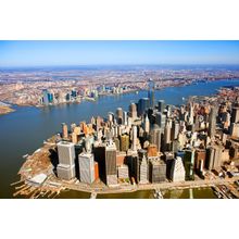 Lower Manhattan - Aerial View Mural Wallpaper