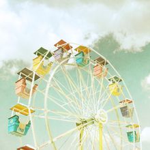 Ferris Wheel (Longenecker) Wall Mural