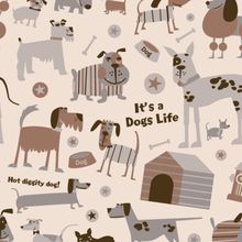 Dogs - Brown Wallpaper