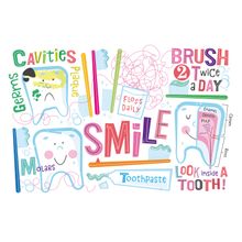 Dental Hygiene Pediatric Mural Wallpaper