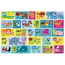 ABC Animals Wall Mural