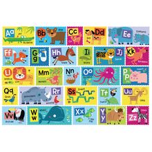 ABC Animals Wall Mural