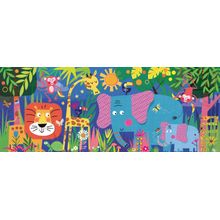 Jungle Animals Wallpaper Mural - Panoramic