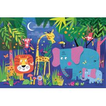 Jungle Animals Wall Mural