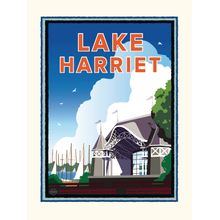 Lake Harriet Pavilion Wall Mural